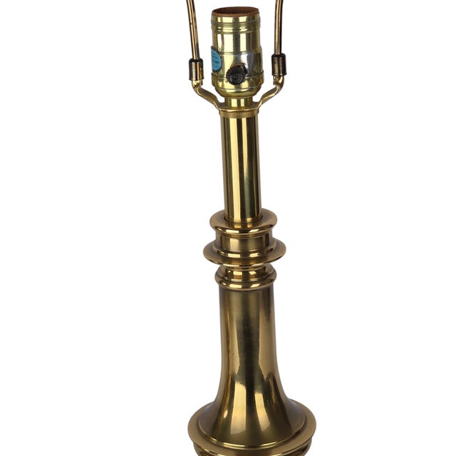 Stiffel Brass Baluster Table Lamps - Hollywood Regency - MCM - A Pair For Sale - Image 9 of 17