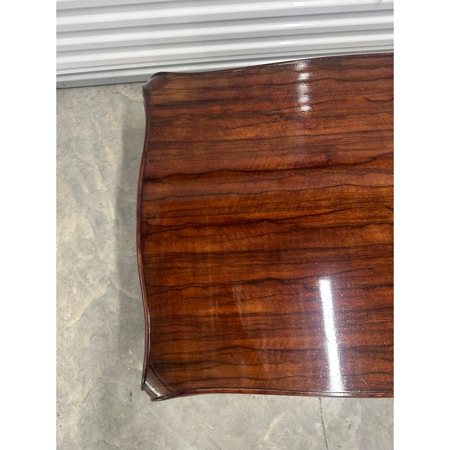 Theodore Alexander Keno Brothers "Fine Point Ii" Exotic Veneer Cocktail Coffee Table For Sale - Image 13 of 14
