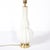 Pair of Mid-Century Modern Hand-Blown Murano Fluted Off White Glass Table Lamps For Sale - Image 15 of 16