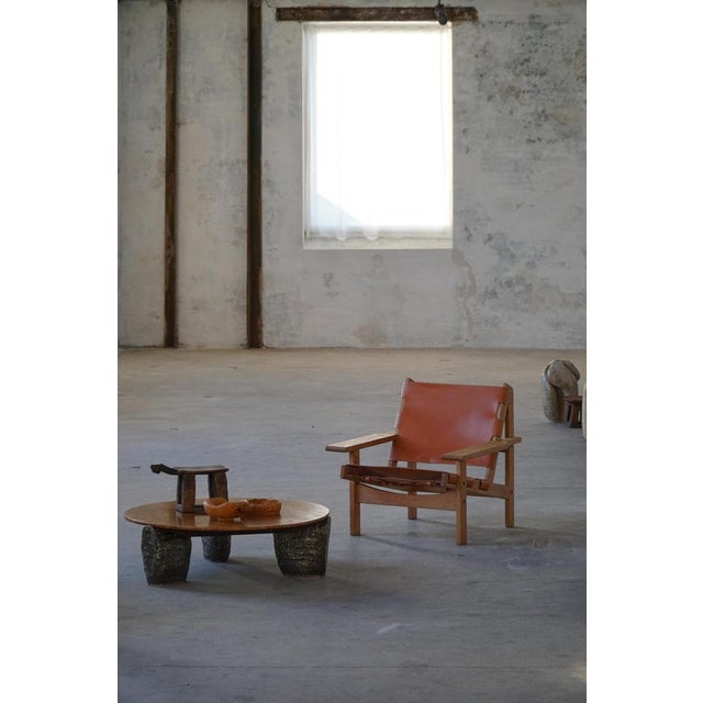 Danish Modern Hunting Chairs in Oak and Leather attributed to Kurt Østervig, 1960s, Set of 2 For Sale - Image 12 of 16