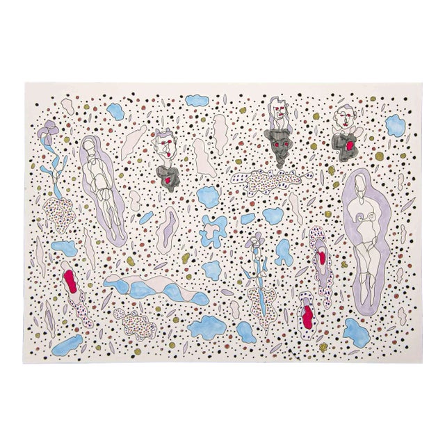 Maurizio Gracceva, Composition, Original Drawing, 2010 For Sale