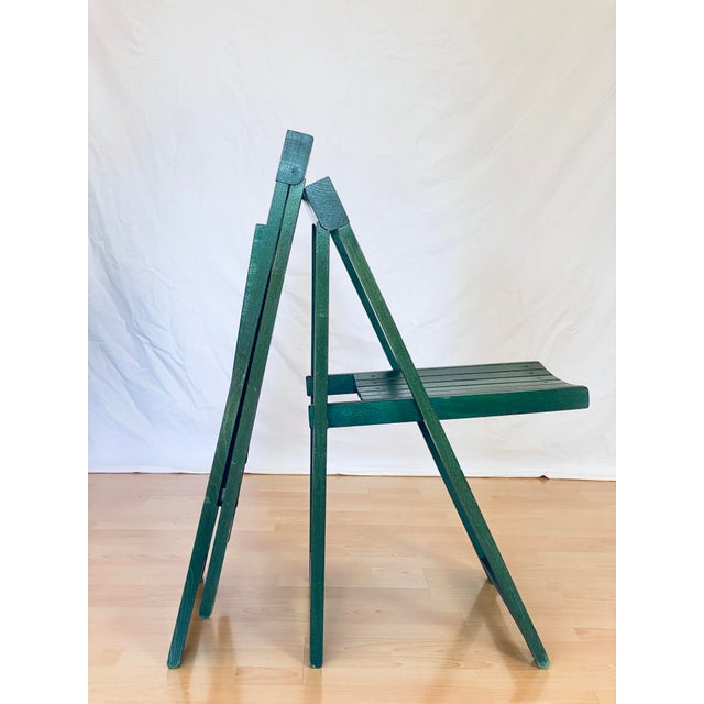 Folding Chairs attributed to Aldo Jacober and Alberto Bazzani, Set of 2 For Sale - Image 9 of 18