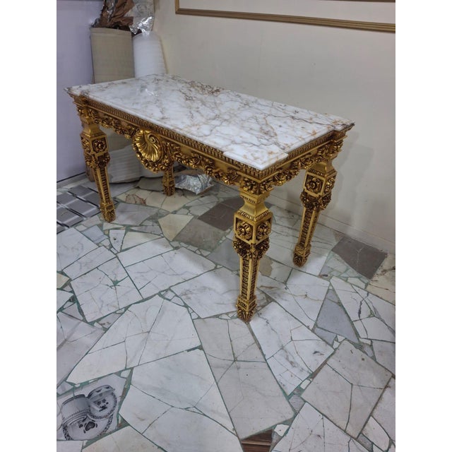 Vintage Louis XVI Entryway Console For Sale - Image 4 of 9