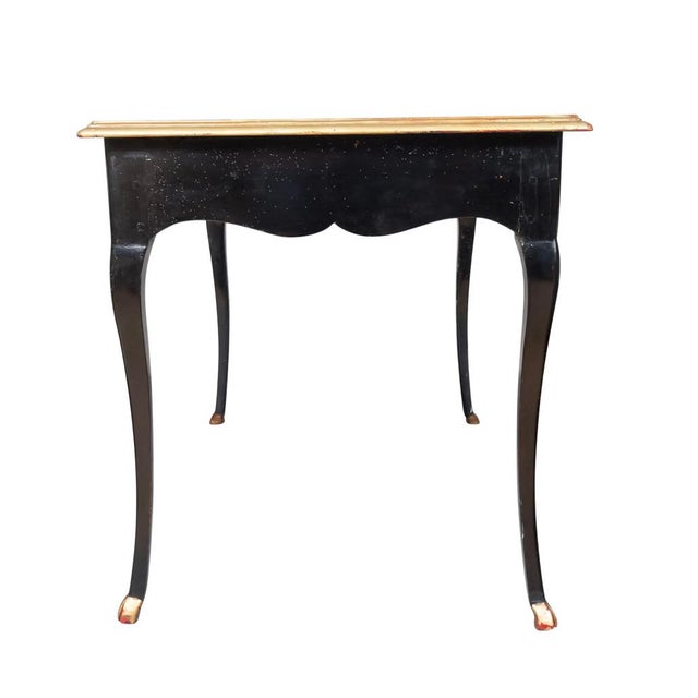 Early Louis XV Ebonized Writing Table For Sale In Boston - Image 6 of 10