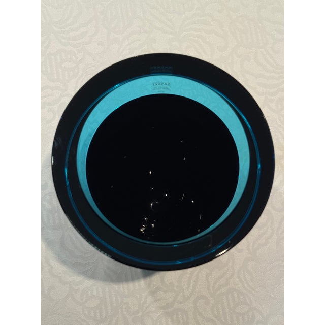 Glass Soichiro Sasakura Postmodern Glass Vase For Sale - Image 7 of 9