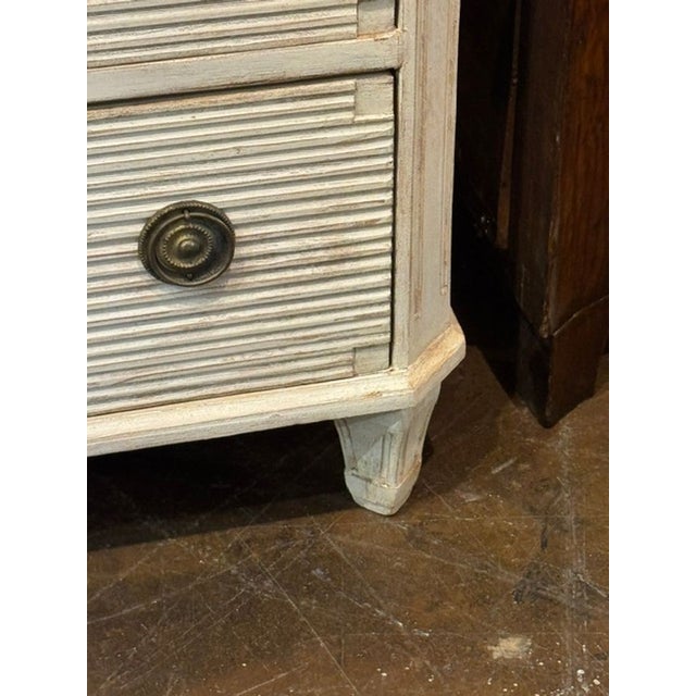 Mid 20th Century Vintage Swedish Gustavian Painted Chests For Sale - Image 5 of 10