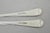 Silver Vintage Sheffield England Modern Silver Plated Salad Serving Set Fork & Spoon For Sale - Image 8 of 10