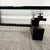 Metal Vintage Brutalist Glass and Bronze Coffee Table For Sale - Image 7 of 10
