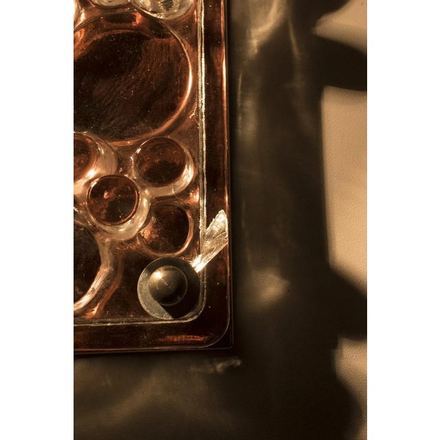 Glass Vintage Wall Lamp from Putzler For Sale - Image 7 of 11