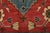 Kazak Rug 6’3” X 9′ Red Wool Tribal Hand-Knotted Oriental Carpet For Sale - Image 9 of 14