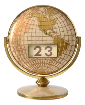 Mid-Century Modern Perpetual Desk Calendar, 1960s