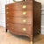 1960s Vintage White Fine Furniture Bow Front Bachelor Chest | Dresser | Federal Style For Sale - Image 5 of 11