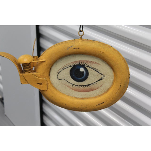 Metal Optician Shop Trade Sign, Set of 2 For Sale - Image 4 of 18