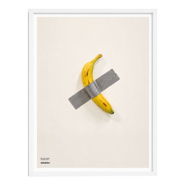 Maurizio Cattelan, Comedian, 2019, Paper, Framed For Sale
