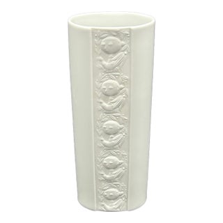 1960s MCM Bjørn Wiinblad “Papagena” Relief Vase for Rosenthal Studio-Linie For Sale