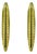Murano Glass Green Leaf Wall Sconces, Italy, 1990s, Set of 2 For Sale