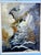 After Michela Marchiotti, Landscape with Seagulls, 20th Century, Oil Painting on Canvas, Framed For Sale - Image 13 of 13