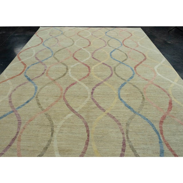Turkish Oushak Rug 9'4" x 12'4" #18536 Explore a curated collection of hallway runners, wool rugs, and handmade...