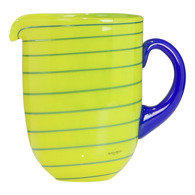 Glass Epoque Series Pitcher by Anna Ehrner for Kosta Boda, 1990s For Sale
