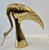 Art Deco Italian Art-Deco Style Brass Crane Sculptures, Set, 1960s. For Sale - Image 3 of 12