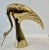 Art Deco Pair Brass Crane Sculptures, 1960s. For Sale - Image 3 of 12