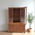 Wood Vintage Bernhardt Oak Glass Display Hutch Cabinet With Light, 1980s, Traditional For Sale - Image 7 of 18
