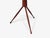 Danish Modern, Tripod Table Lamps, Teak, Fabric, Denmark, 1960s For Sale - Image 12 of 13