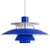 Louis Poulsen Poul Henningsen Ph 5 Pendant for Louis Poulsen in All Blue For Sale - Image 4 of 4