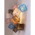 Multicolored Squared Murano Glass Wall Sconces, Set of 2 For Sale - Image 8 of 13
