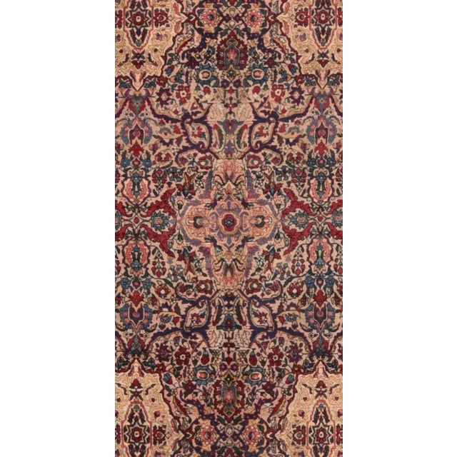 Traditional Late 18th Century Antique Lavar Kerman Rug 8'11'' x 11'11'' For Sale - Image 3 of 3