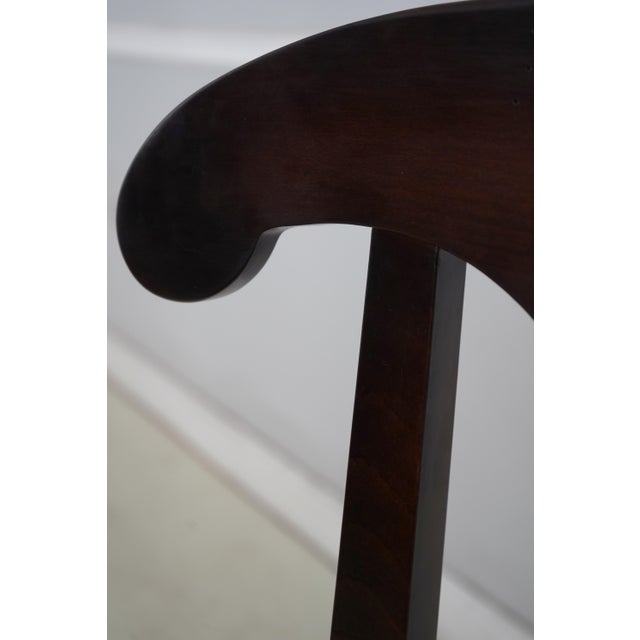 Wood Set of 8 Arhaus Italian Dining Room Chairs For Sale - Image 7 of 18