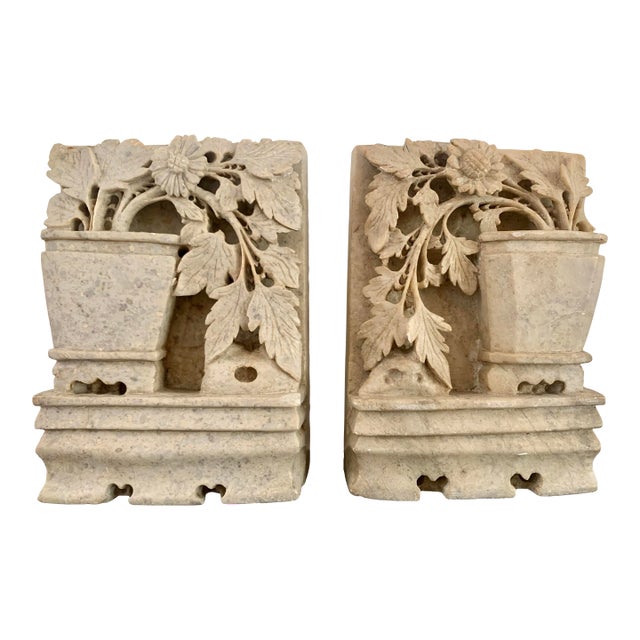 1930s Chinese Art Deco Bookends - A Pair For Sale