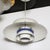 Mid-Century Ph5 Pendant White & Blue Enamel Chandelier by Poul Henningsen For Sale - Image 10 of 12