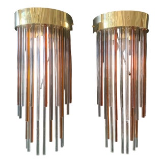 Murano Glass Altobosco Appliques, 1980s, Set of 2 For Sale