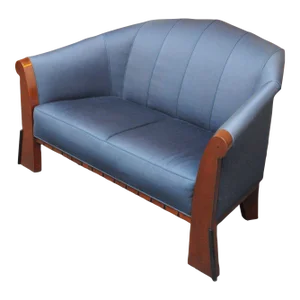 Postmodern Settee in Stained Birdseye Maple by Michael Graves