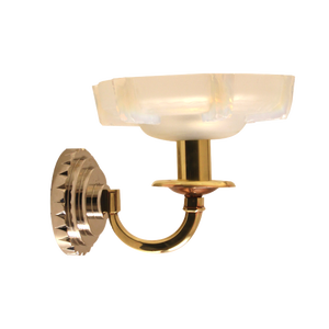 French Art Deco Wall Light attributed to Henri Petitot for Atelier Petitot, 1930s
