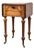 Walnut Pembroke Bedside Cupboard from Gillow, 1870 For Sale