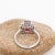 3ct Watermelon Tourmaline Ring with Natural Diamonds in Solid 14k Gold EM 10x8mm For Sale - Image 4 of 8