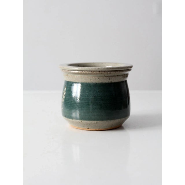 Contemporary Vintage Studio Pottery Jar For Sale - Image 3 of 13