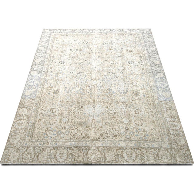 1940s 1940s Persian Tabriz Rug For Sale - Image 5 of 5