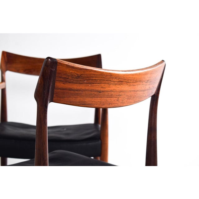 Black Rosewood Dining Chairs from Sorø Chair Factory, 1960, Set of 6 For Sale - Image 8 of 11