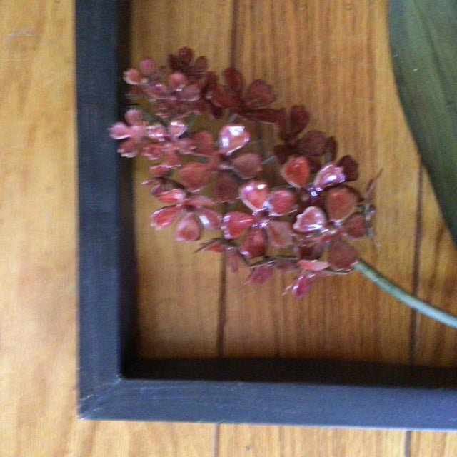 Hand Crafted Metal Hydrangea Wall Art For Sale In Sacramento - Image 6 of 13