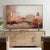 This Striking Oversized Piece Features A Captivating Blend Of Muted Browns, Reds, And Soft Blush Tones That Create A Warm,...