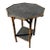 Victorian Restored Aesthetic Movement Tiger Bamboo Octagon Side Table W/ Embossed Top For Sale - Image 3 of 7