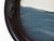 "Porthole" Abstract Art in Oval Antique Frame, Small Seascape Painting Transitional Wall Art by JTS For Sale In Minneapolis - Image 6 of 10