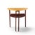 Paul Frankl for Johnson Furniture Mid Century Cork and Mahogany Side End Table This side table measures: 25.25 wide x 29...