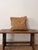 African Authentic Vintage Cloth Pillow — Mid-Century African Raffia Textile Diamond Pattern With Suede Back For Sale - Image 3 of 4
