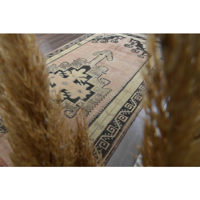Vintage Persian Hand-Knotted area rug is a semi-antique vintage area rug. The '70s Eastern region of Anatolian's unique...