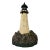 Vintage Solid Cast Iron Lighthouse Doorstop – Hand-Painted Coastal Decor For Sale