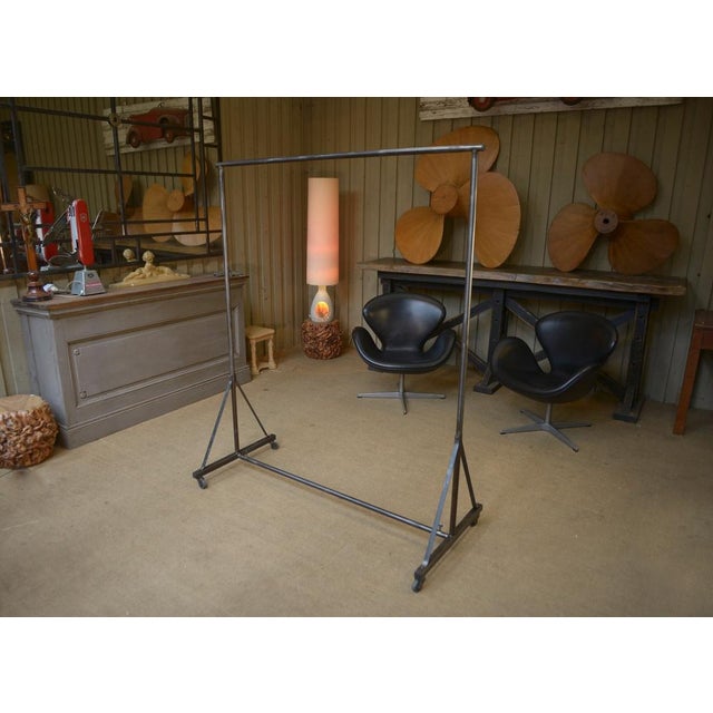 Mid-Century Modern Metal Shopping Rack, 1950s For Sale - Image 3 of 11